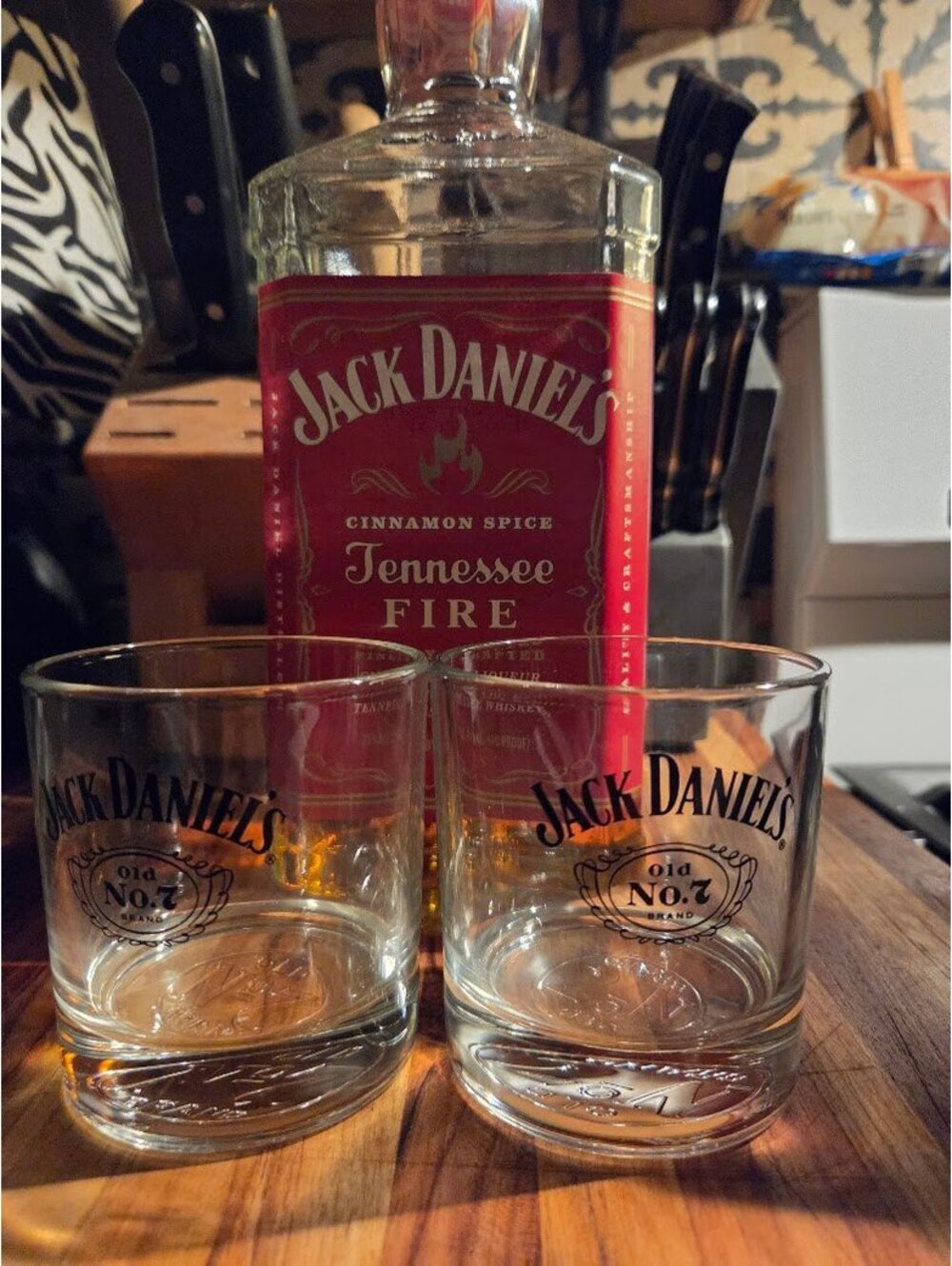 JACK DANIELS WHISKEY GLASSES